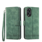 Dierfeng Dream Line TPU + Custodia per telefono in pelle PU, For OPPO A38 4G, For OPPO A58 4G, For OPPO Reno10 Global/Reno10 Pro Global, For OPPO Reno10 Pro+ 5G