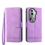 Dierfeng Dream Line TPU + Custodia per telefono in pelle PU, For OPPO Reno13 F 4G / 5G, For OPPO Reno11 Pro China, For OPPO Reno11 China, For OPPO A2