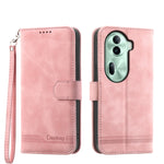 Dierfeng Dream Line TPU + Custodia per telefono in pelle PU, For OPPO Reno13 F 4G / 5G, For OPPO Reno11 Pro China, For OPPO Reno11 China, For OPPO A2