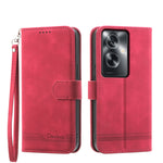 Dierfeng Dream Line TPU + Custodia per telefono in pelle PU, For OPPO Reno13 F 4G / 5G, For OPPO Reno11 Pro China, For OPPO Reno11 China, For OPPO A2