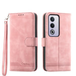 Dierfeng Dream Line TPU + Custodia per telefono in pelle PU, For OPPO Reno14 Global / Reno14 F 5G, For OPPO A5x 5G / A3 4G / 5G / A3x 4G / 5G, For OPPO A5 5G Global / A3 Pro 5G, For OPPO A5 PRO 5G Global