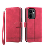 Dierfeng Dream Line TPU + Custodia per telefono in pelle PU, For OPPO Reno13 F 4G / 5G, For OPPO Reno11 Pro China, For OPPO Reno11 China, For OPPO A2
