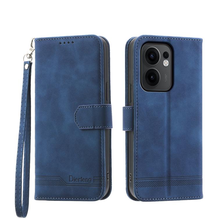 Dierfeng Dream Line TPU + Custodia per telefono in pelle PU, For OPPO Reno13 F 4G / 5G, For OPPO Reno11 Pro China, For OPPO Reno11 China, For OPPO A2