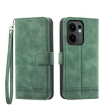 Dierfeng Dream Line TPU + Custodia per telefono in pelle PU, For OPPO Reno13 F 4G / 5G, For OPPO Reno11 Pro China, For OPPO Reno11 China, For OPPO A2