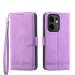 Dierfeng Dream Line TPU + Custodia per telefono in pelle PU, For OPPO Reno13 F 4G / 5G, For OPPO Reno11 Pro China, For OPPO Reno11 China, For OPPO A2
