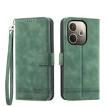 Dierfeng Dream Line TPU + Custodia per telefono in pelle PU, For OPPO Reno14 Global / Reno14 F 5G, For OPPO A5x 5G / A3 4G / 5G / A3x 4G / 5G, For OPPO A5 5G Global / A3 Pro 5G, For OPPO A5 PRO 5G Global
