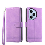 Dierfeng Dream Line TPU + Custodia per telefono in pelle PU, For OPPO Reno14 Global / Reno14 F 5G, For OPPO A5x 5G / A3 4G / 5G / A3x 4G / 5G, For OPPO A5 5G Global / A3 Pro 5G, For OPPO A5 PRO 5G Global