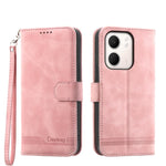 Dierfeng Dream Line TPU + Custodia per telefono in pelle PU, For OPPO Reno14 Global / Reno14 F 5G, For OPPO A5x 5G / A3 4G / 5G / A3x 4G / 5G, For OPPO A5 5G Global / A3 Pro 5G, For OPPO A5 PRO 5G Global