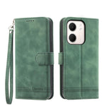 Dierfeng Dream Line TPU + Custodia per telefono in pelle PU, For OPPO Reno14 Global / Reno14 F 5G, For OPPO A5x 5G / A3 4G / 5G / A3x 4G / 5G, For OPPO A5 5G Global / A3 Pro 5G, For OPPO A5 PRO 5G Global