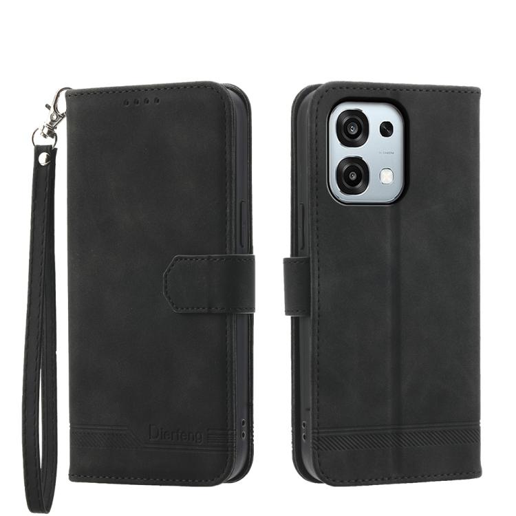 Dierfeng Dream Line TPU + Custodia per telefono in pelle PU, For OPPO Reno15 F 5G, For OPPO Reno15 5G / Reno 15c 5G, For OPPO A6x 5G / A6 5G Global, For OPPO A6 Pro 4G / 5G Global / F31 5G