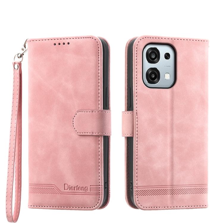 Dierfeng Dream Line TPU + Custodia per telefono in pelle PU, For OPPO Reno15 F 5G, For OPPO Reno15 5G / Reno 15c 5G, For OPPO A6x 5G / A6 5G Global, For OPPO A6 Pro 4G / 5G Global / F31 5G