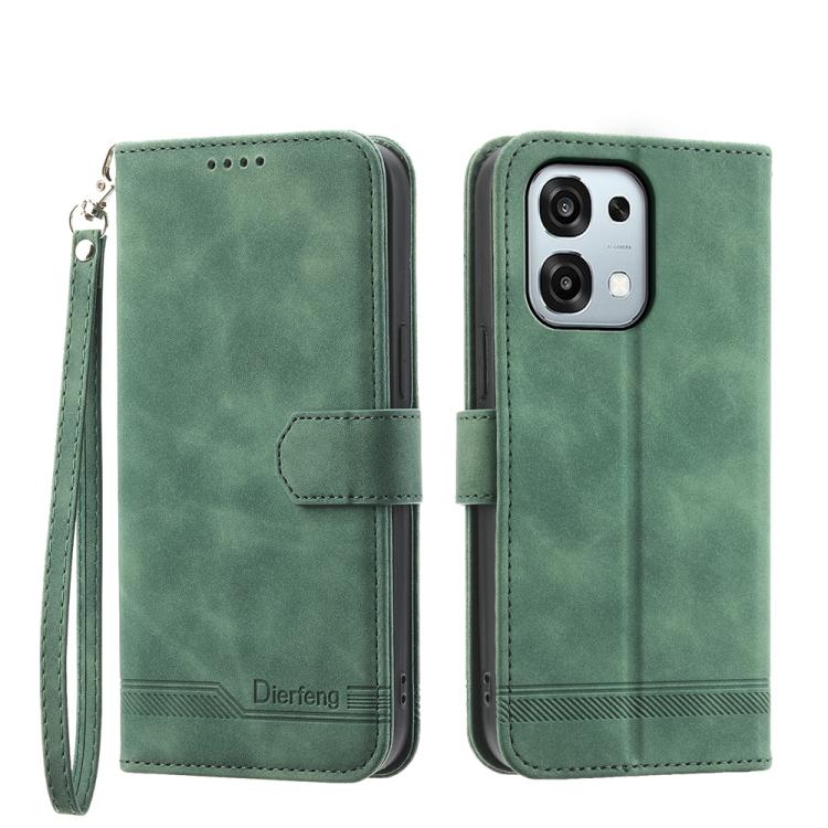 Dierfeng Dream Line TPU + Custodia per telefono in pelle PU, For OPPO Reno15 F 5G, For OPPO Reno15 5G / Reno 15c 5G, For OPPO A6x 5G / A6 5G Global, For OPPO A6 Pro 4G / 5G Global / F31 5G