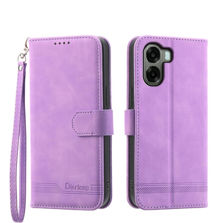 Dierfeng Dream Line TPU + Custodia per telefono in pelle PU, For OPPO Reno15 F 5G, For OPPO Reno15 5G / Reno 15c 5G, For OPPO A6x 5G / A6 5G Global, For OPPO A6 Pro 4G / 5G Global / F31 5G
