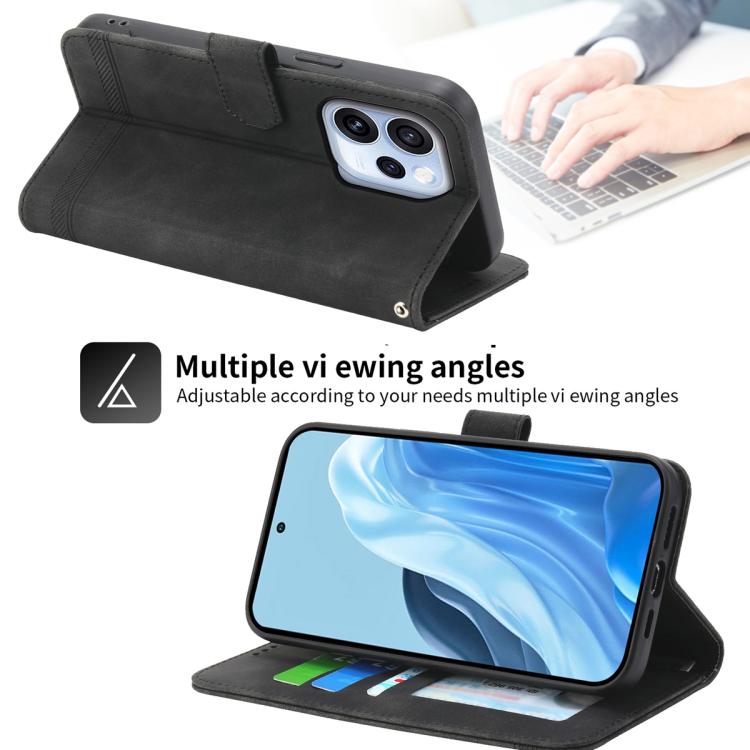 Dierfeng Dream Line TPU + Custodia per telefono in pelle PU, For OPPO Reno15 F 5G, For OPPO Reno15 5G / Reno 15c 5G, For OPPO A6x 5G / A6 5G Global, For OPPO A6 Pro 4G / 5G Global / F31 5G