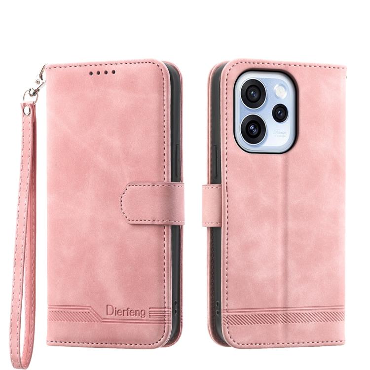 Dierfeng Dream Line TPU + Custodia per telefono in pelle PU, For OPPO Reno15 F 5G, For OPPO Reno15 5G / Reno 15c 5G, For OPPO A6x 5G / A6 5G Global, For OPPO A6 Pro 4G / 5G Global / F31 5G