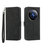Dierfeng Dream Line TPU + Custodia per telefono in pelle PU, For Realme 12 5G, For Realme 12+, For Realme 12 Pro+, For Realme 11 4G