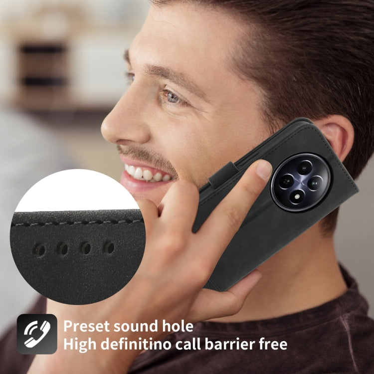 Dierfeng Dream Line TPU + Custodia per telefono in pelle PU, For Realme 12 5G, For Realme 12+, For Realme 12 Pro+, For Realme 11 4G
