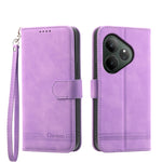 Dierfeng Dream Line TPU + Custodia per telefono in pelle PU, For Realme 14 Pro, For Realme C75 / Realme 14x, For Realme 13+, For Realme GT 6 Global