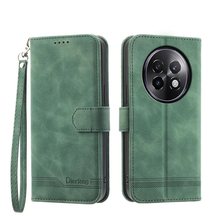 Dierfeng Dream Line TPU + Custodia per telefono in pelle PU, For Realme 14 Pro, For Realme C75 / Realme 14x, For Realme 13+, For Realme GT 6 Global
