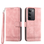 Dierfeng Dream Line TPU + Custodia per telefono in pelle PU, For Realme 14 Pro, For Realme C75 / Realme 14x, For Realme 13+, For Realme GT 6 Global