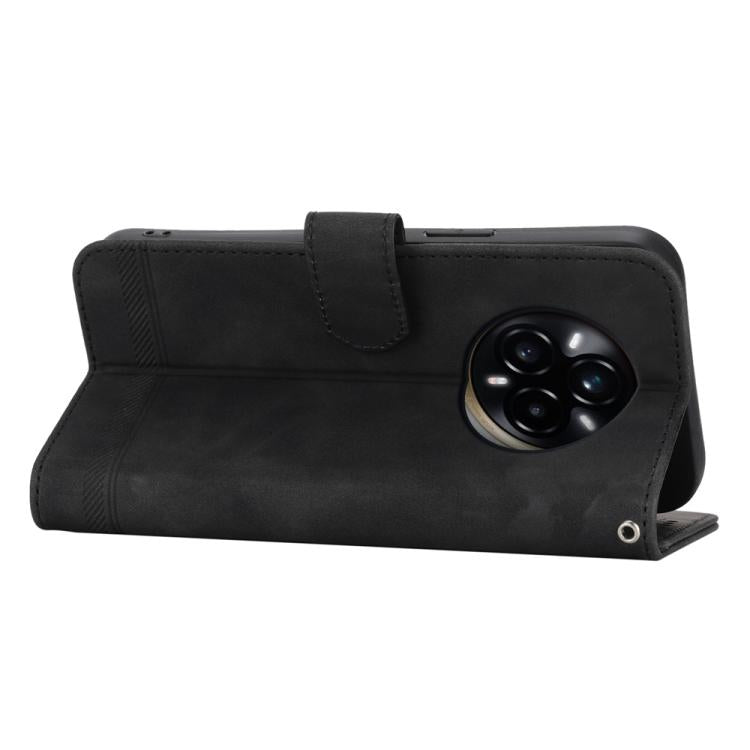 Dierfeng Dream Line TPU + Custodia per telefono in pelle PU, For Realme 14 Pro, For Realme C75 / Realme 14x, For Realme 13+, For Realme GT 6 Global