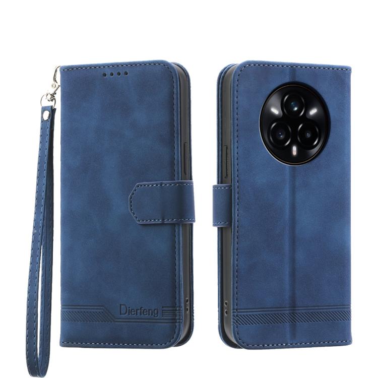 Dierfeng Dream Line TPU + Custodia per telefono in pelle PU, For Realme 15T 5G, For Realme 15 5G / Realme 15 Pro 5G, For Realme 14 / Realme P3 5G, For Realme 14 Pro+