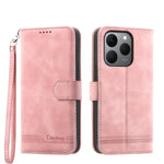 Dierfeng Dream Line TPU + Custodia per telefono in pelle PU, For Realme 15T 5G, For Realme 15 5G / Realme 15 Pro 5G, For Realme 14 / Realme P3 5G, For Realme 14 Pro+