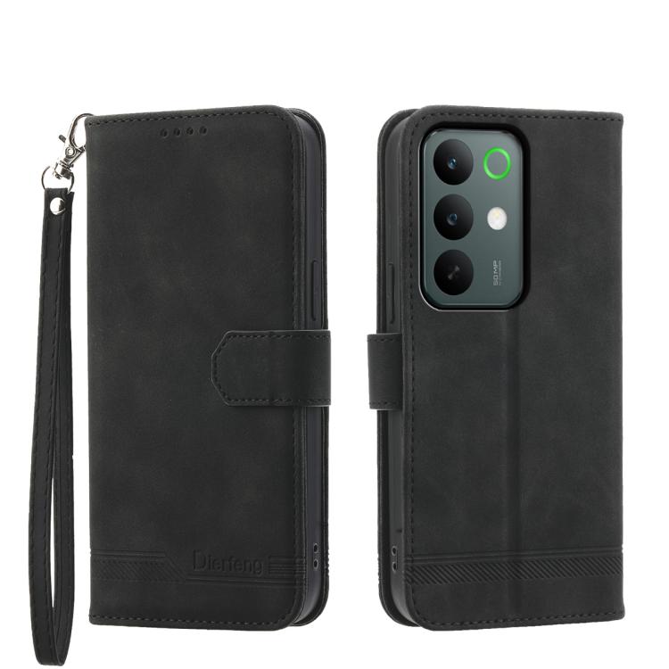 Dierfeng Dream Line TPU + Custodia per telefono in pelle PU, For Realme C100 4G, For Realme 16 5G, For Realme C85 5G / Realme 15x 5G, For Realme C85 Pro 4G