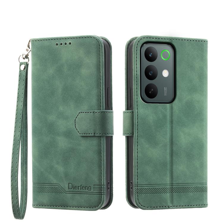 Dierfeng Dream Line TPU + Custodia per telefono in pelle PU, For Realme C100 4G, For Realme 16 5G, For Realme C85 5G / Realme 15x 5G, For Realme C85 Pro 4G