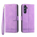 Custodia portafoglio TPU e pelle PU per Samsung Galaxy M54