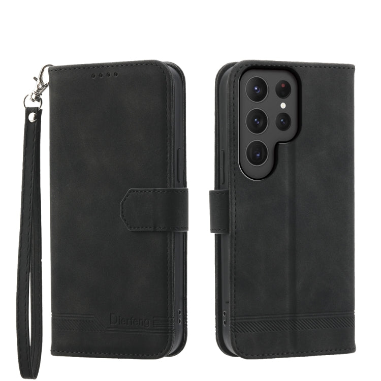 Custodia portafoglio TPU e pelle PU per Samsung Galaxy S24 Ultra