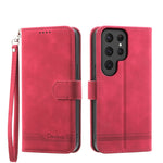 Custodia portafoglio TPU e pelle PU per Samsung Galaxy S24 Ultra
