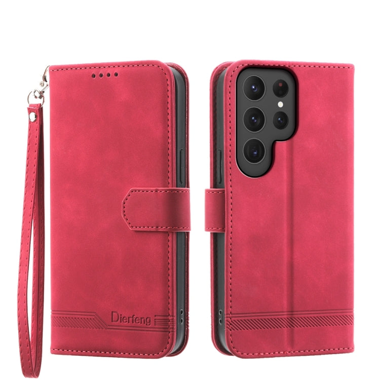Custodia portafoglio TPU e pelle PU per Samsung Galaxy S24 Ultra