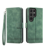 Custodia portafoglio TPU e pelle PU per Samsung Galaxy S24 Ultra