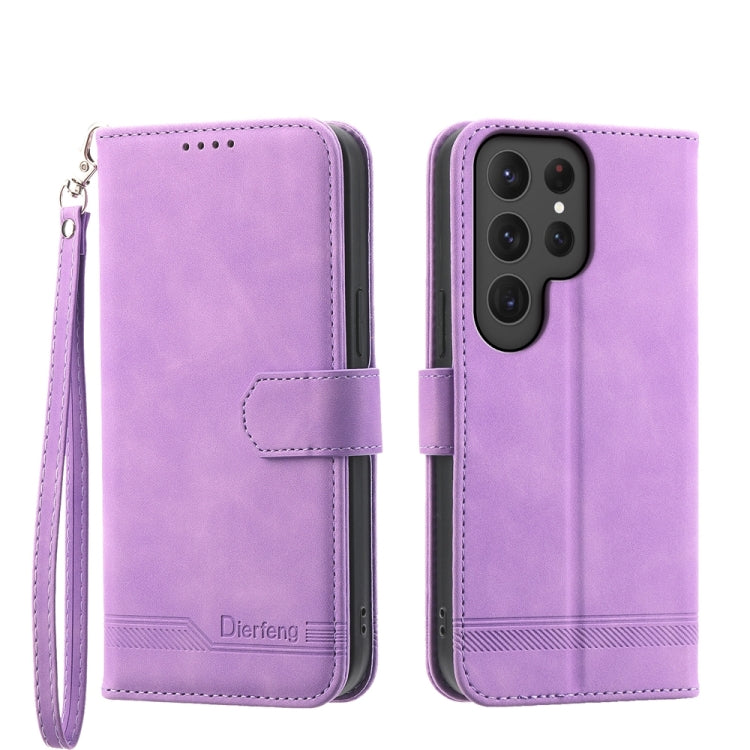 Custodia portafoglio TPU e pelle PU per Samsung Galaxy S24 Ultra