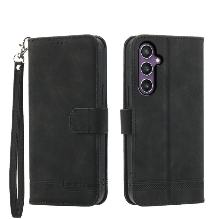 Custodia portafoglio TPU e pelle PU per Samsung Galaxy S24 Ultra