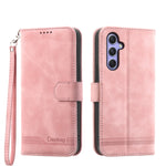 Custodia portafoglio TPU e pelle PU per Samsung Galaxy M55