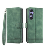Custodia portafoglio TPU e pelle PU per Samsung Galaxy M55