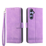 Custodia portafoglio TPU e pelle PU per Samsung Galaxy M55