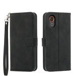 Custodia portafoglio TPU e pelle PU per Samsung Galaxy M55