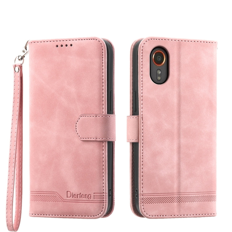 Custodia portafoglio TPU e pelle PU per Samsung Galaxy M55