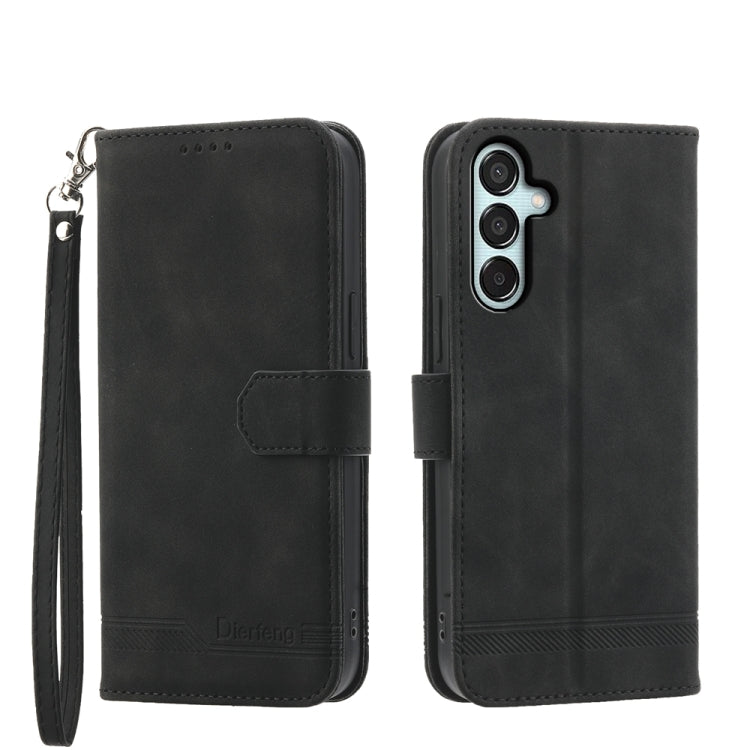 Custodia portafoglio TPU e pelle PU per Samsung Galaxy M55