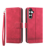 Custodia portafoglio TPU e pelle PU per Samsung Galaxy M55
