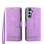 Custodia portafoglio TPU e pelle PU per Samsung Galaxy M55