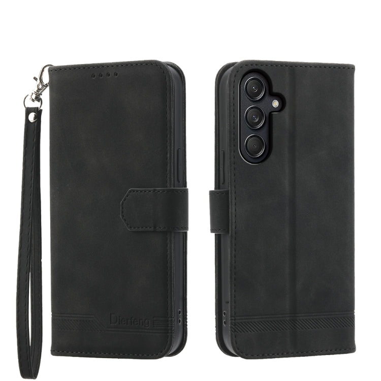 Custodia portafoglio TPU e pelle PU per Samsung Galaxy M55