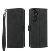 Custodia portafoglio TPU e pelle PU per Samsung Galaxy M55