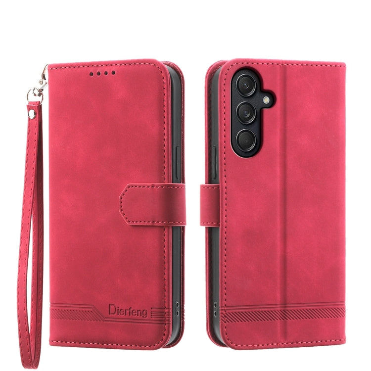 Custodia portafoglio TPU e pelle PU per Samsung Galaxy M55