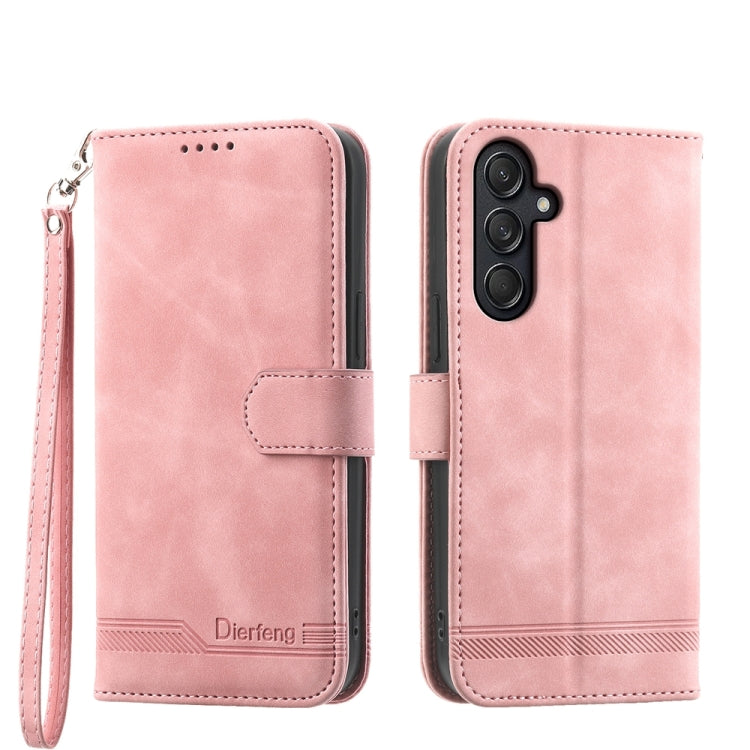 Custodia portafoglio TPU e pelle PU per Samsung Galaxy M55