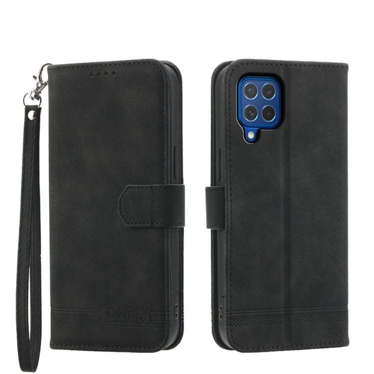 Custodia portafoglio TPU e pelle PU per Samsung Galaxy M54