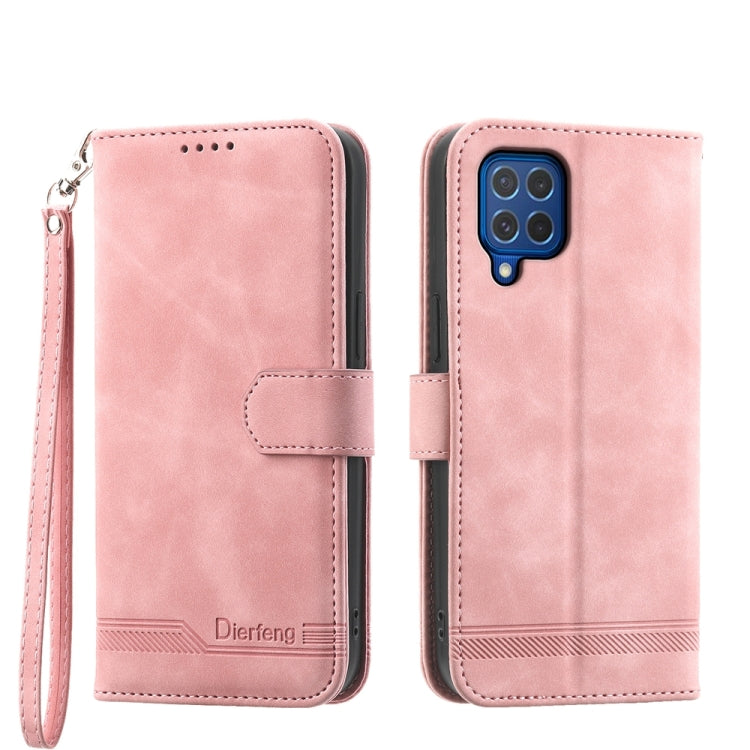 Custodia portafoglio TPU e pelle PU per Samsung Galaxy M54
